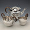 Late 19th Century British Antique Silver Plate Bachelor Tea Set, 3 Pieces, Roberts & Belk